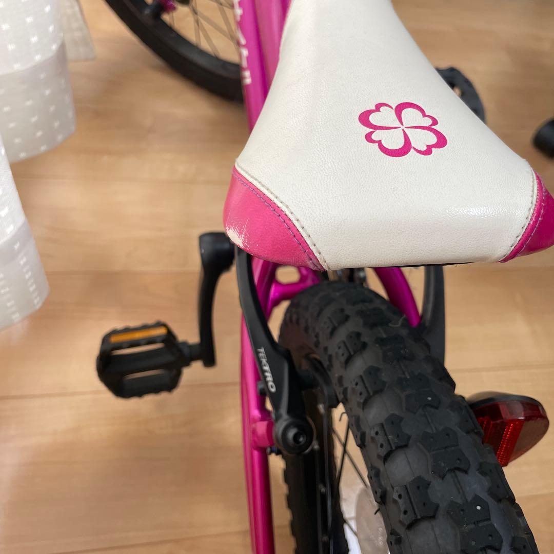 【室内保管/引取希望】ヨツバサイクル ゼロ 16インチ クリスタルピンク