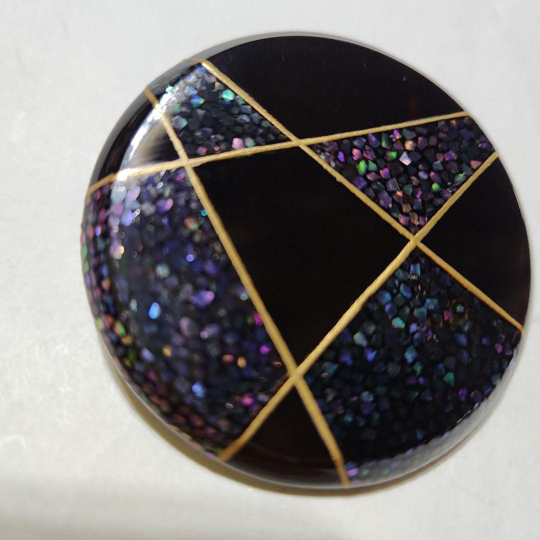 ★専用★鼈甲蒔絵付きペンダント、ブローチK18金線入り