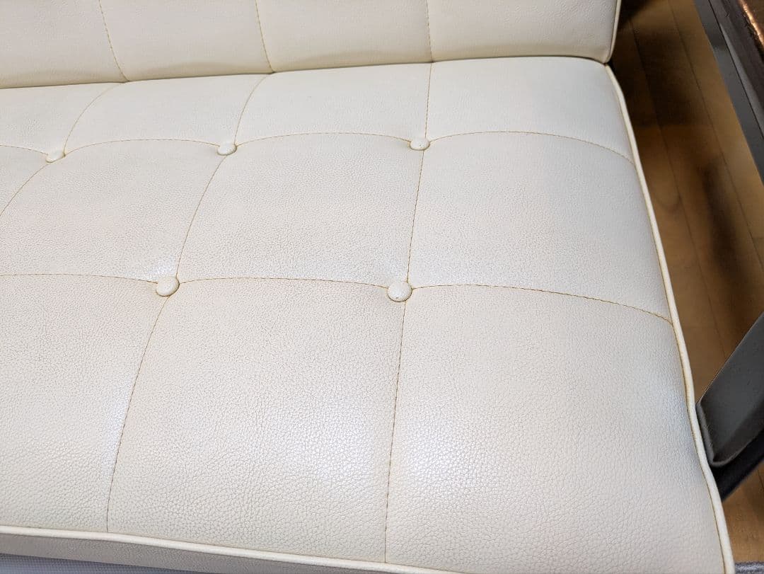 【KP】カリモク60 Kチェア 2シーター アイボリー