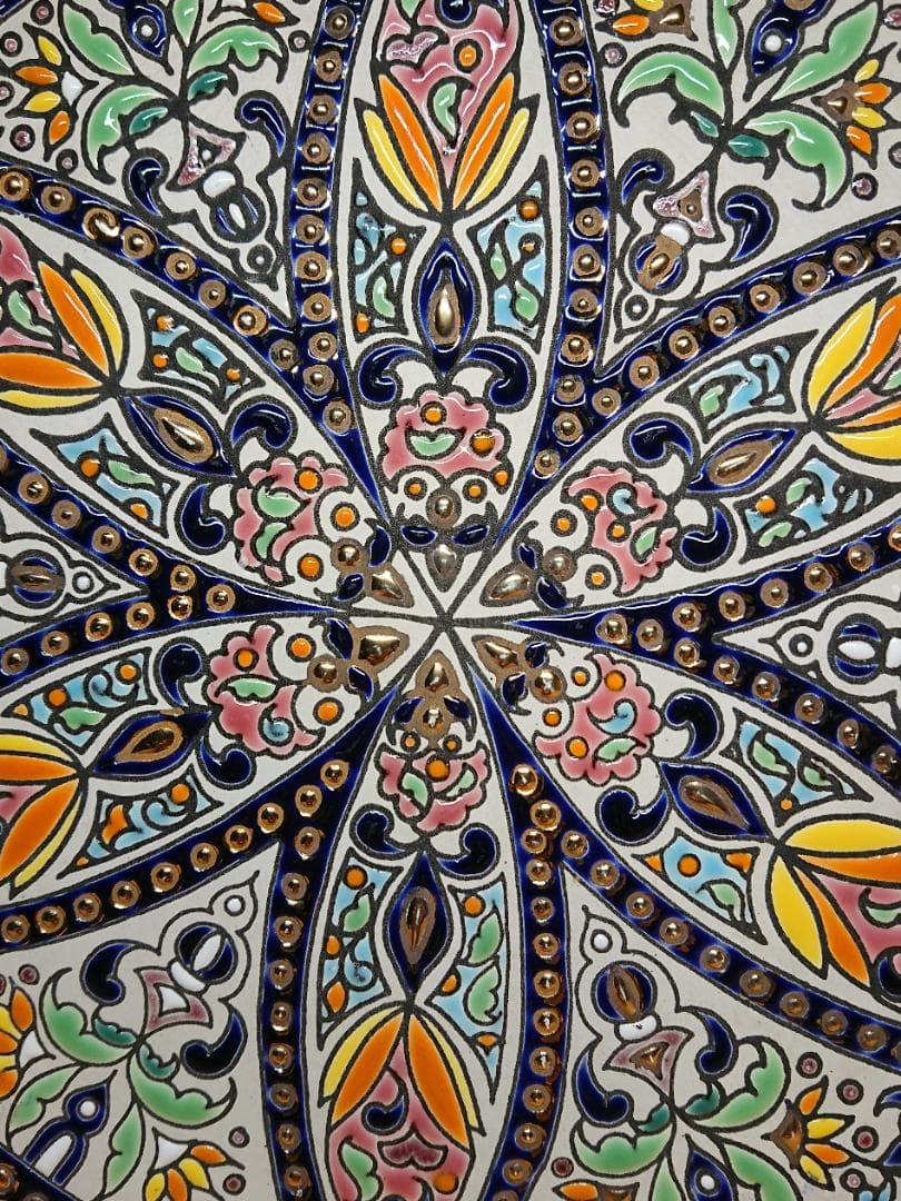 【美品】飾り皿　金彩　ヨーロッパ　置物　インテリア　工芸品　美術品　A2566