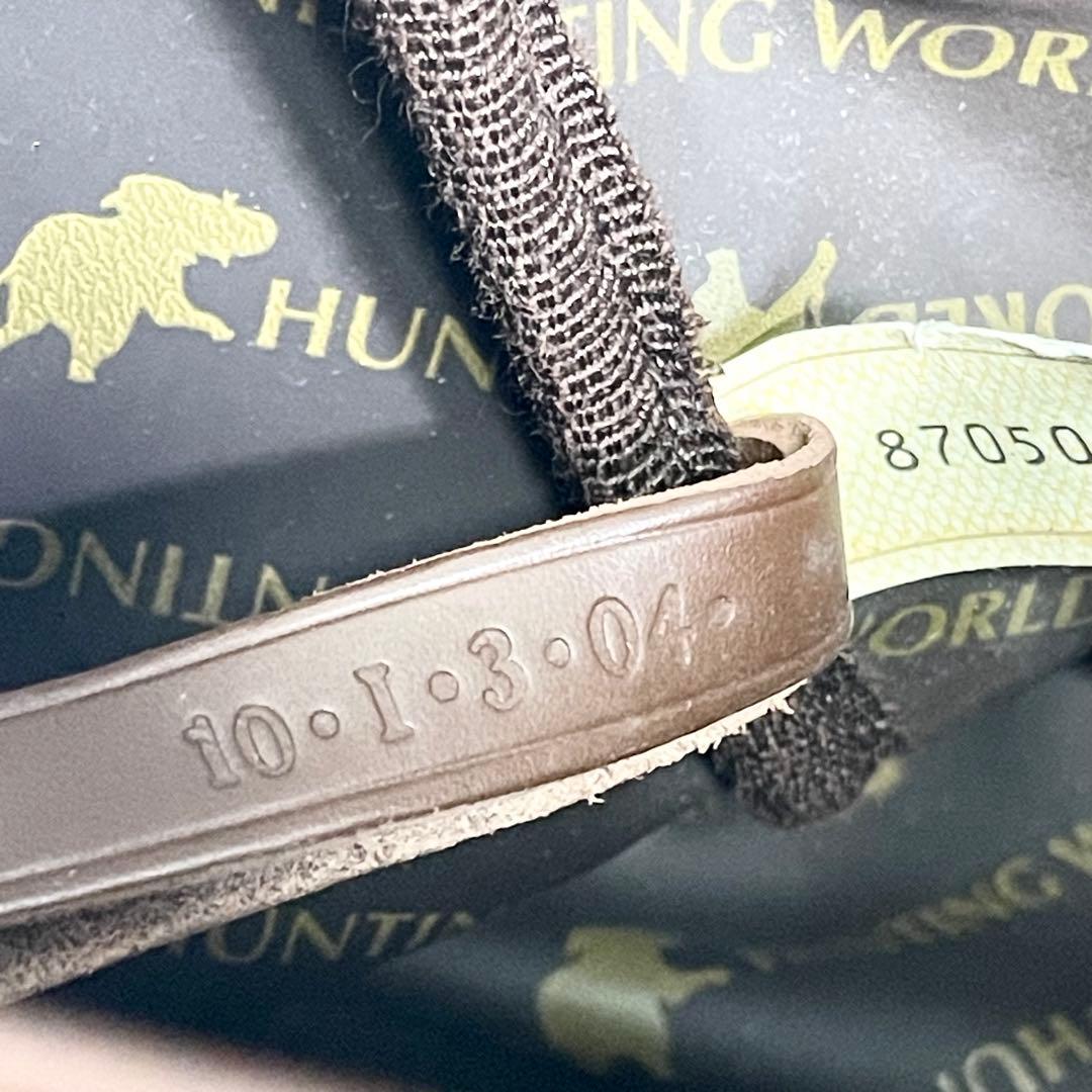 ハンティングワールド サファリトゥデイ メッセンジャーバッグ 大容量 多機能 茶