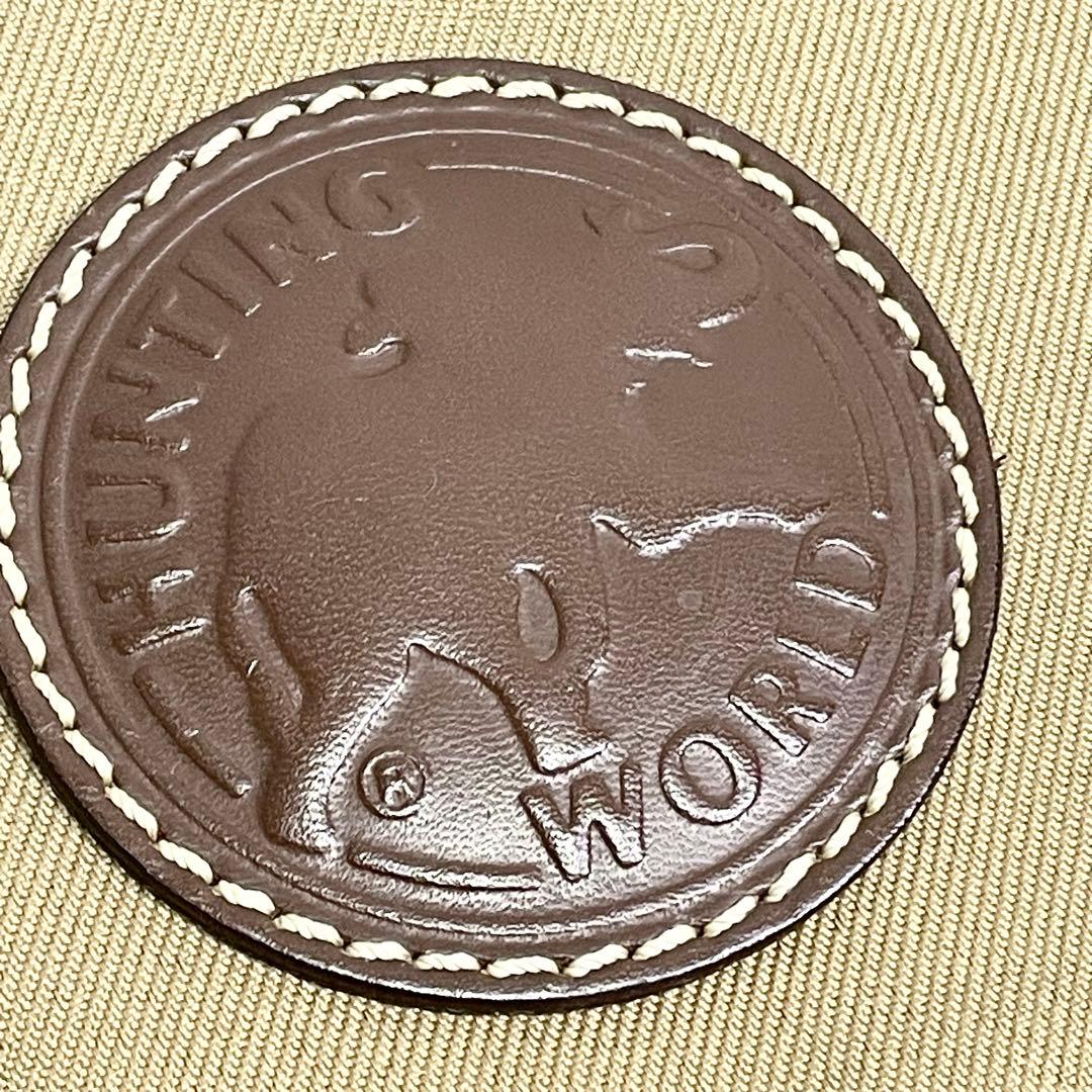 ハンティングワールド サファリトゥデイ メッセンジャーバッグ 大容量 多機能 茶