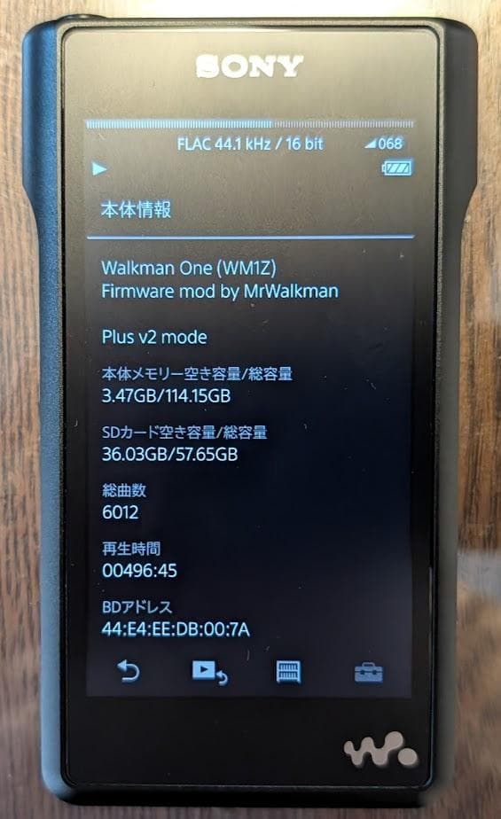 SONY NW-WM1A 128GB 　武蔵野レーベルケース付き