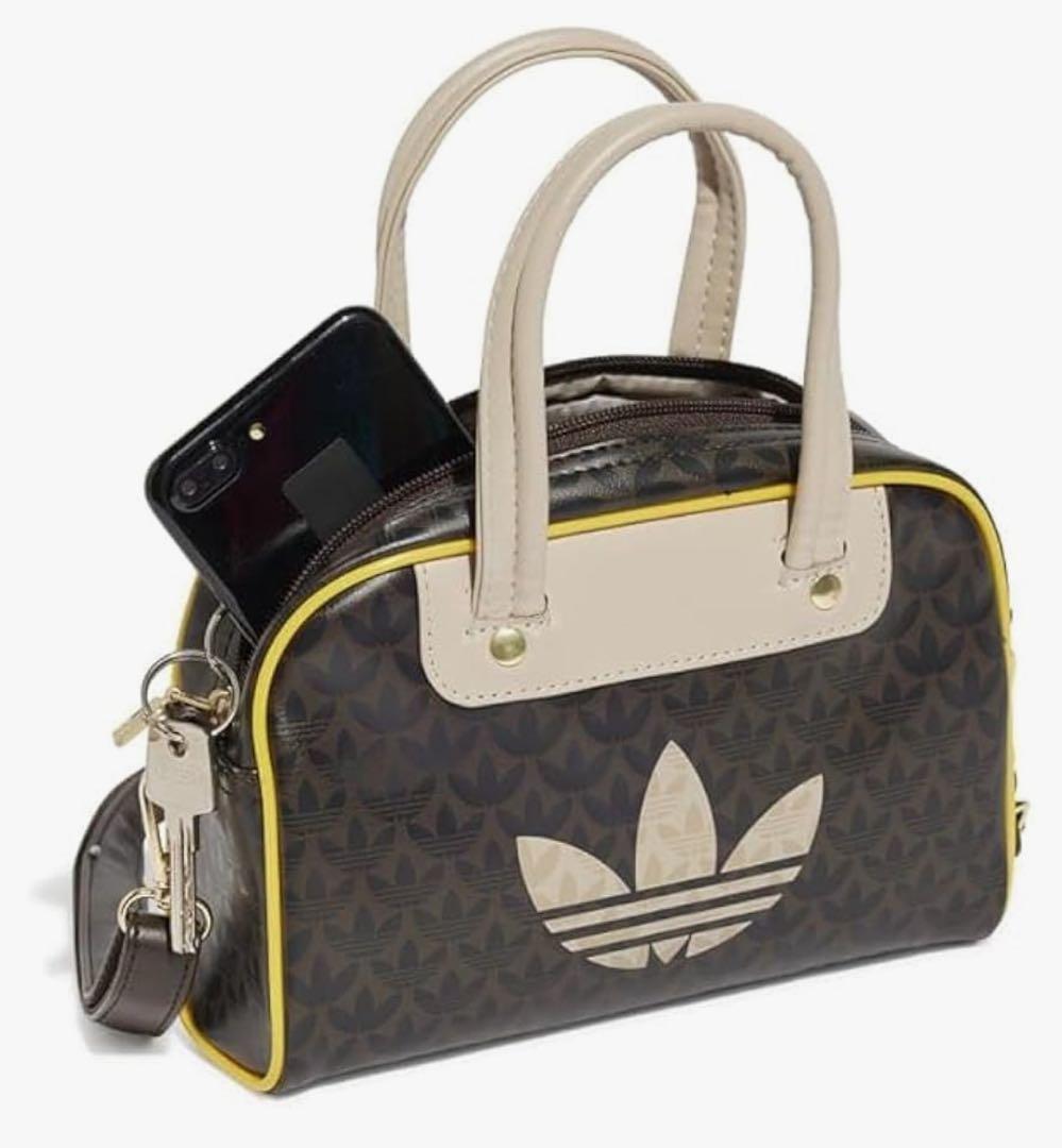 【大人気　日本完売品　新品】adidasミニボウリングバッグ モノグラム