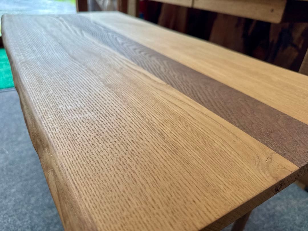 【98cm×47cm】ローテーブル　天板　塗装込 センターテーブル　栗材