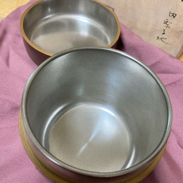 吉田華正　光琳梅蒔絵内銀地　大棗/なつめ　茶器　漆工芸品　茶道具