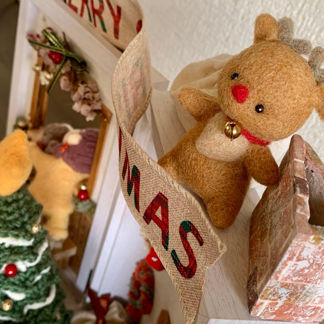 ぷ*子様 羊毛フェルト　クリスマス飾り