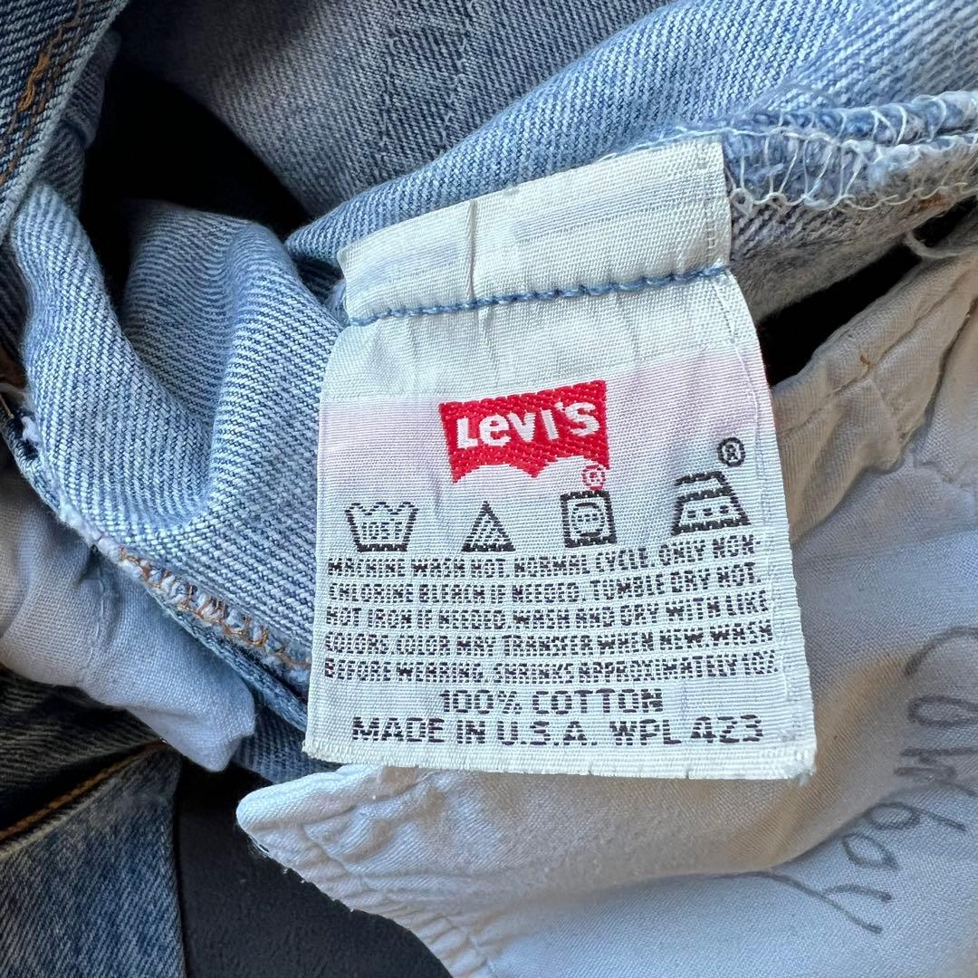 90s USA製 Levi’s 501 ゴールデンサイズ ダメージ　グランジ