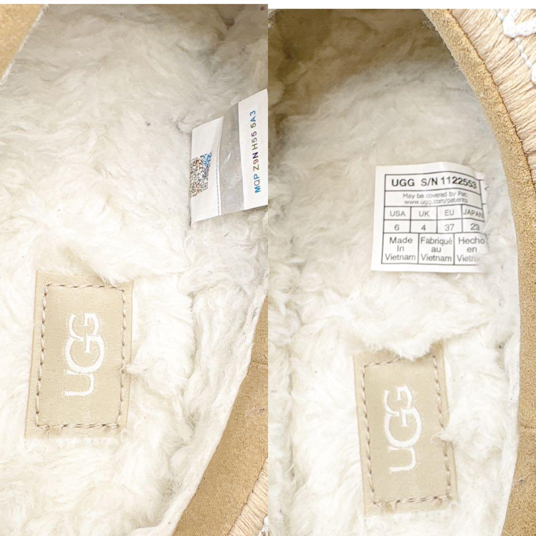 【人気】UGG Tazz sand ベージュ 23 厚底 スリッポン