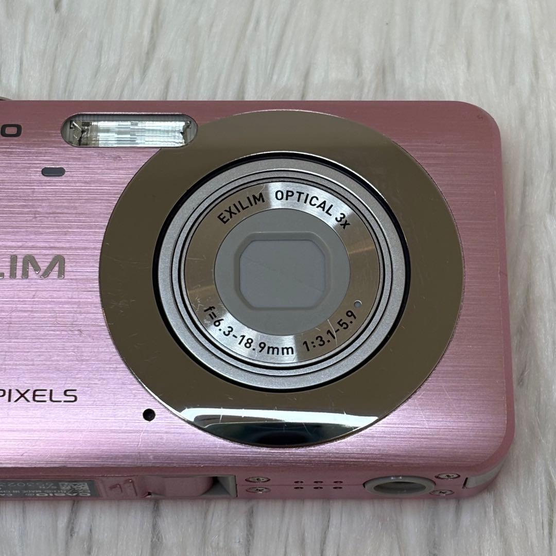 CASIO カメラ　エクシリム　EX-Z80 充電器　ピンク　コンデジ　動作品