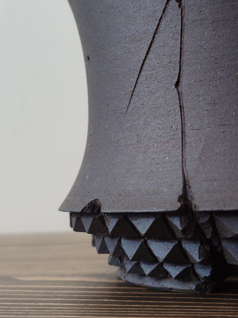 【未使用】 吉光窯 kikko 「Broken Studs FA」スタッズ 鉢