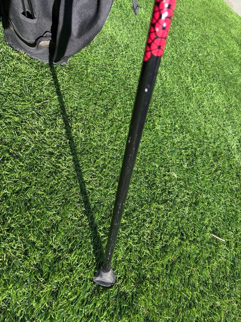 パ*地様 Titleist スタンドゴルフバッグ 黒/赤　9.5型