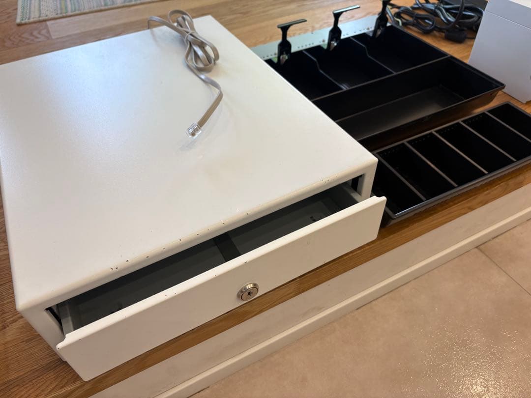 Bluetooth対応⭐︎レシートプリンター➕キャッシュドロワー 鍵付き（1つ）