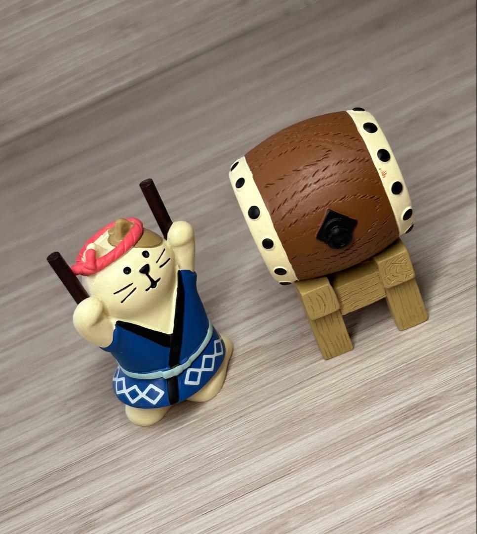 コンコンブル　和太鼓猫セット