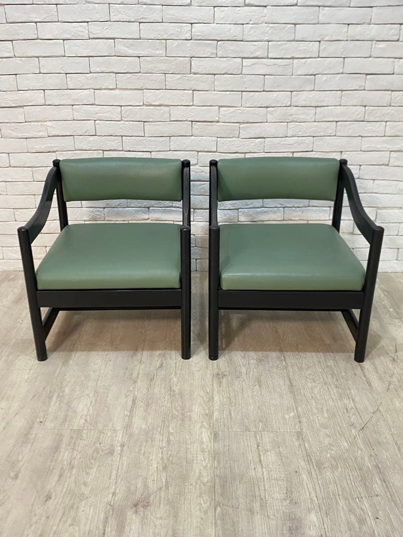 ①【大ちゃん】定価10万　2脚セット　チェア　椅子　座椅子　畳　和室