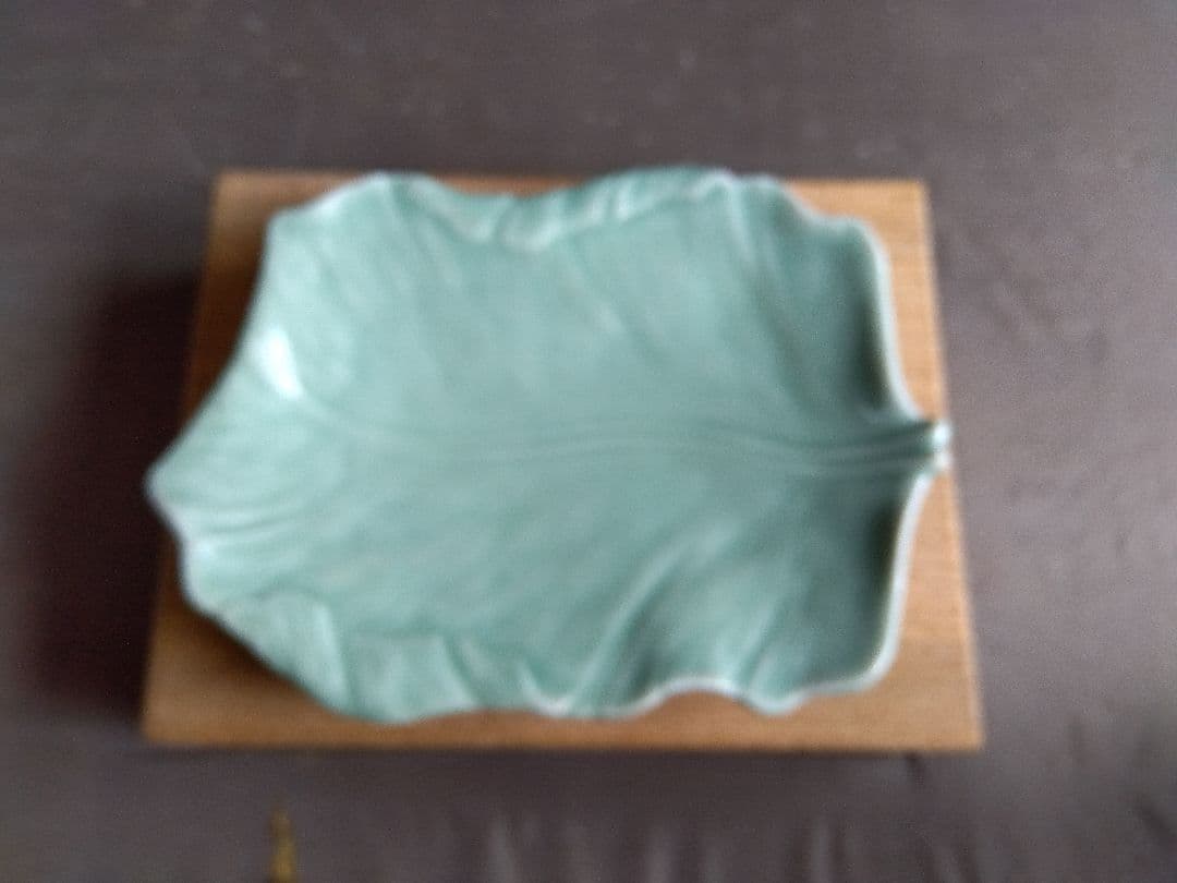 骨董　砧青磁　菓子皿