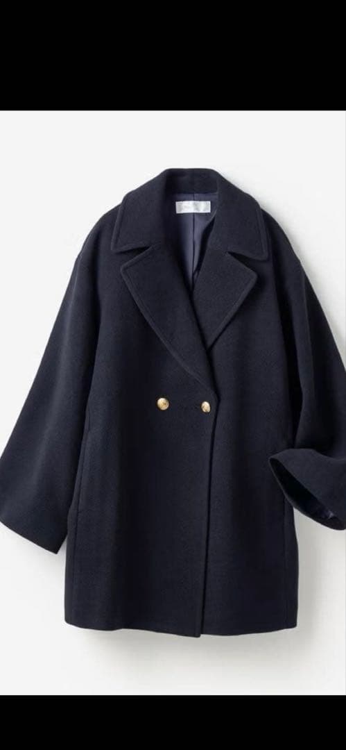 ★ドゥクラッセ★メタルボタン・ピーコート 新品◆試着のみ極美品◆深めポケット
