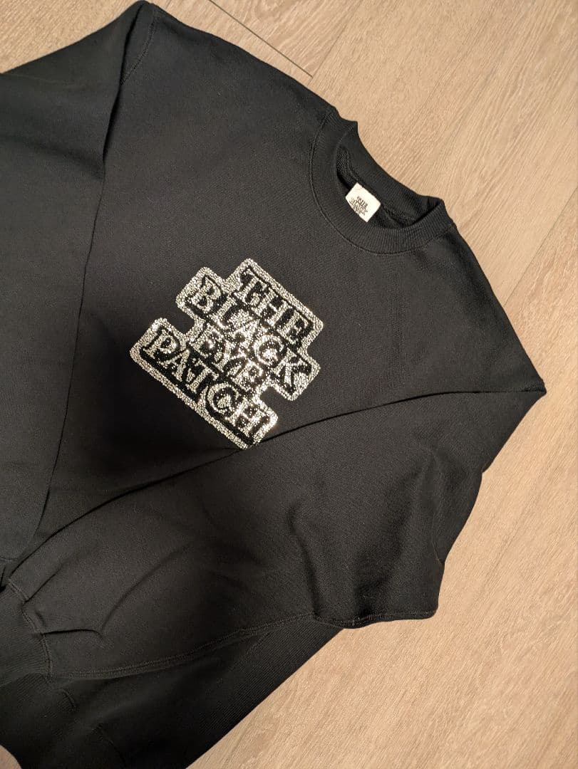 未使用　ブラックアイパッチ　ラインストーントレーナー　s