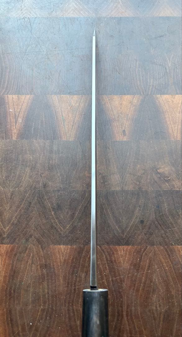 堺打刃物　霞　切付　柳刃9寸　270mm 包丁　白鋼　和包丁　水牛　朴木