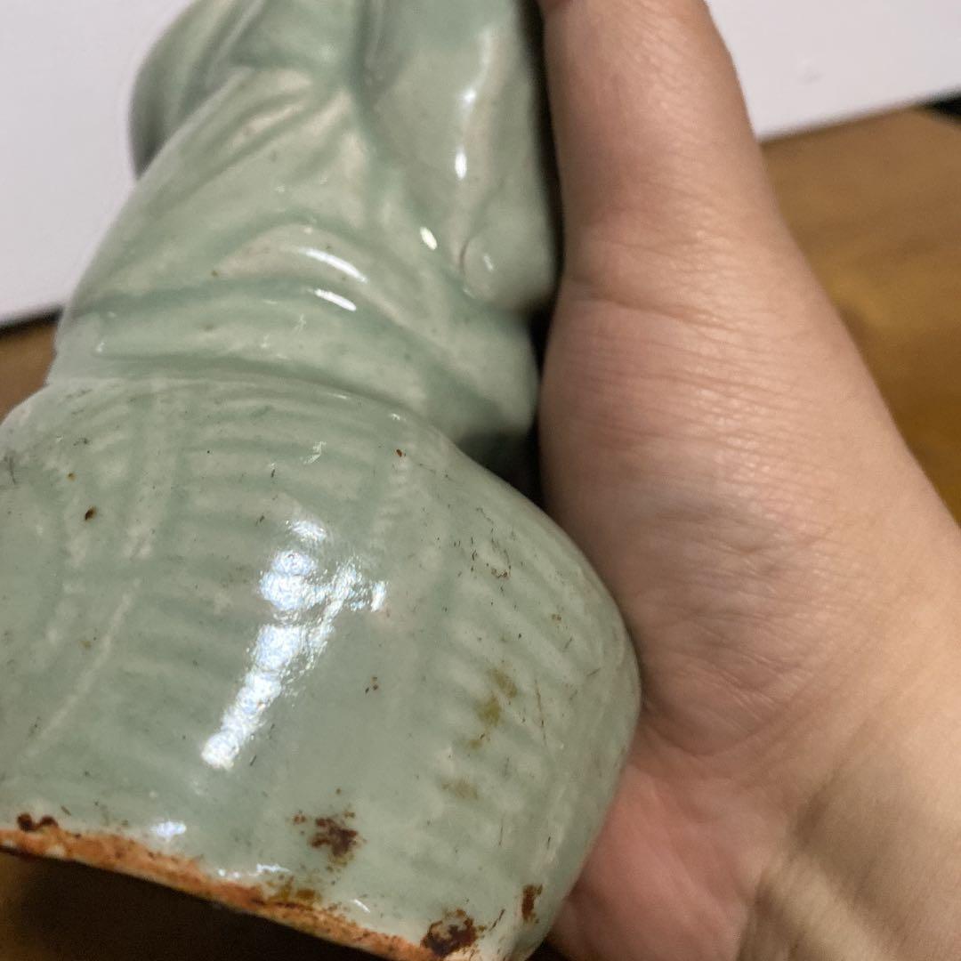 古伊万里青磁大黒天ふせ香炉