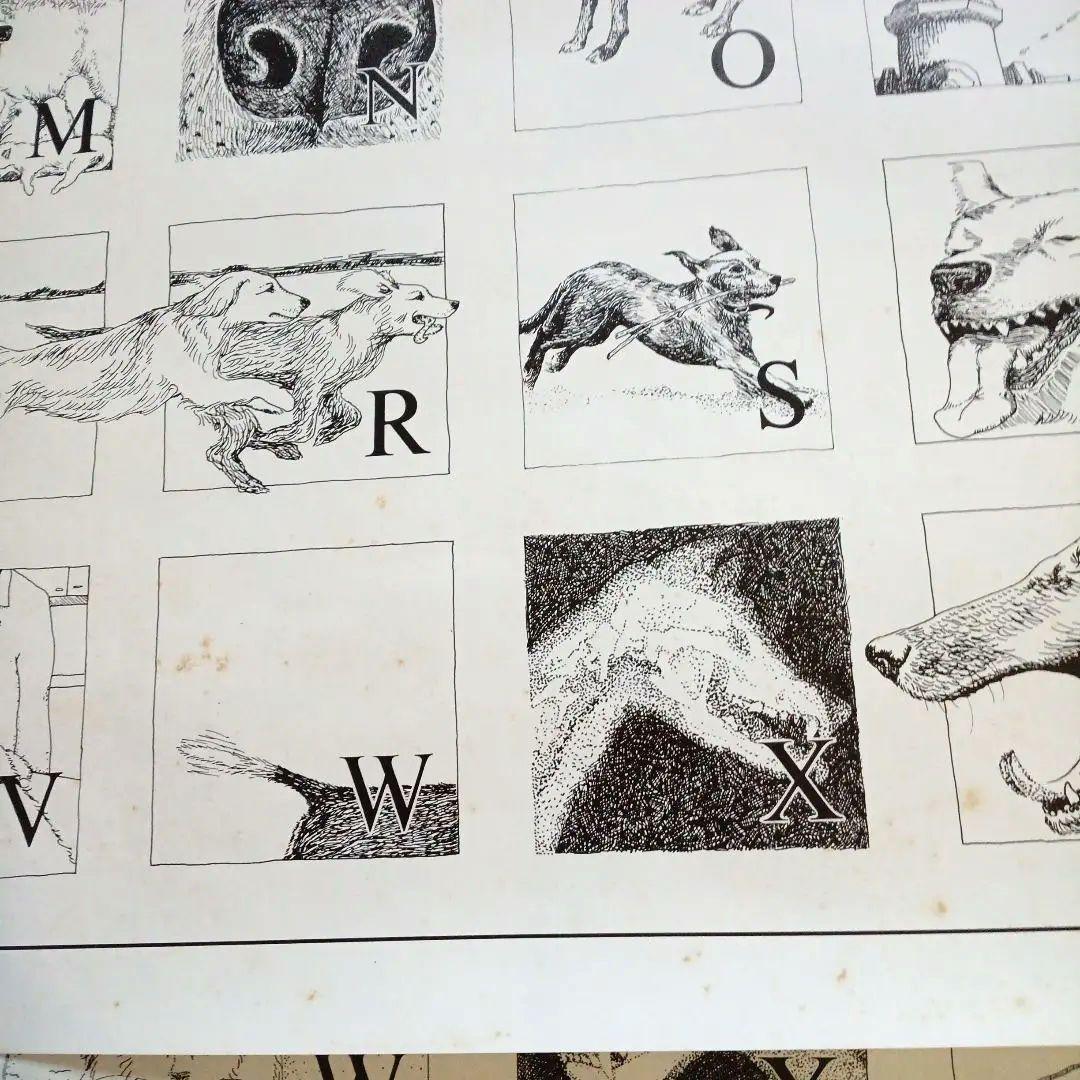 A Dog's /A Cat's イラスト大判ABCポスター 2枚/円筒容器