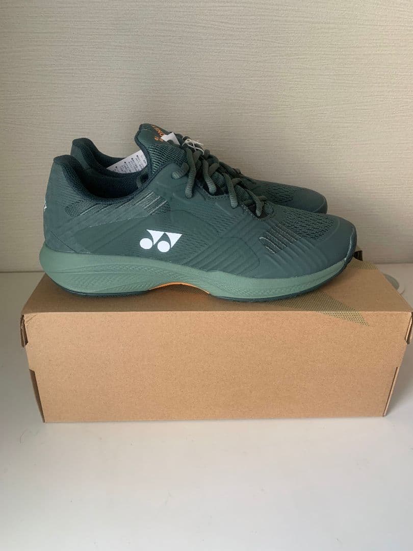 YONEX テニスシューズ 26.5cm カーキ　パワークッションソニケージ