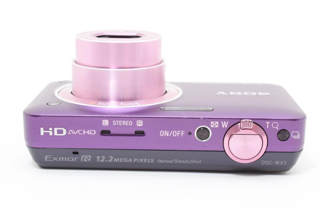 【美品】SONY Cyber-shot DSC-WX5 バイオレット　動作確認済