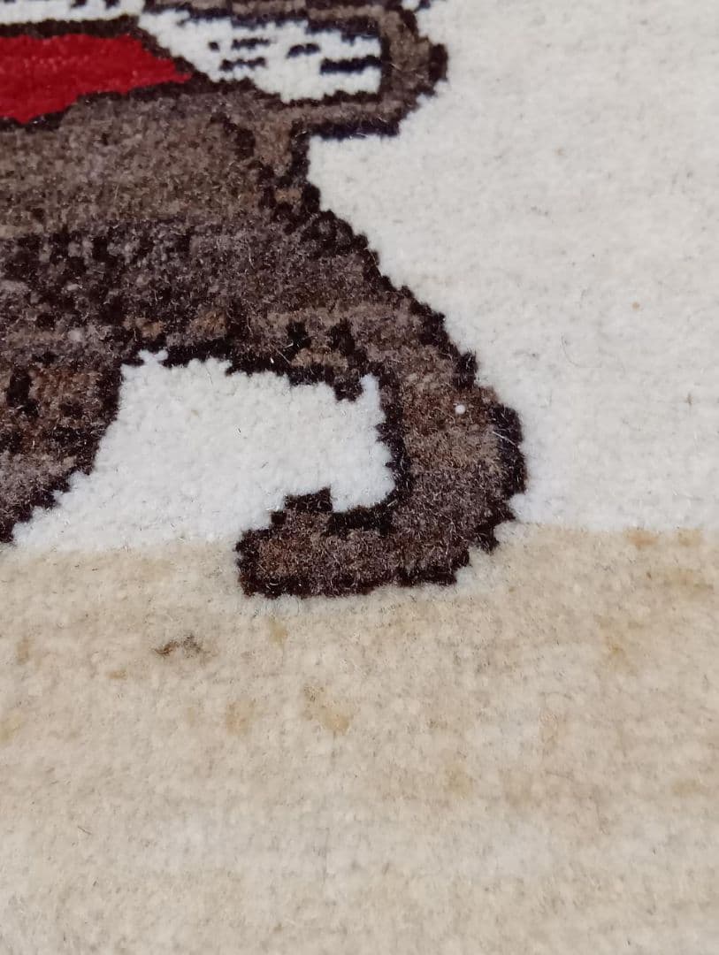 ギャッベ　クッション　ペルシャ絨毯　イラン　手織り(6)