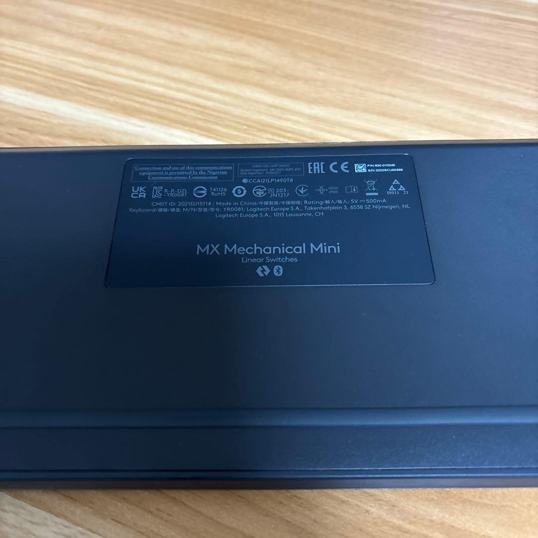 Logicool MX Mechanical Mini メカニカルキーボード