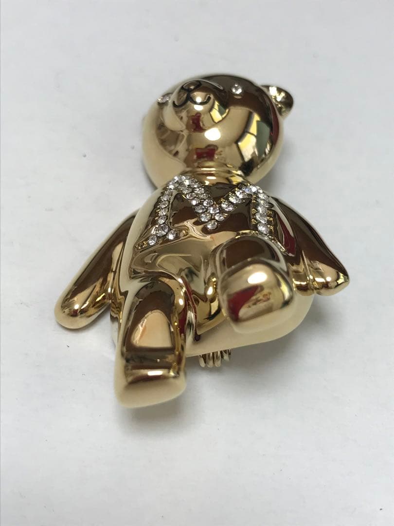 MaxMara ゴールド クマ ブローチ　I.1362