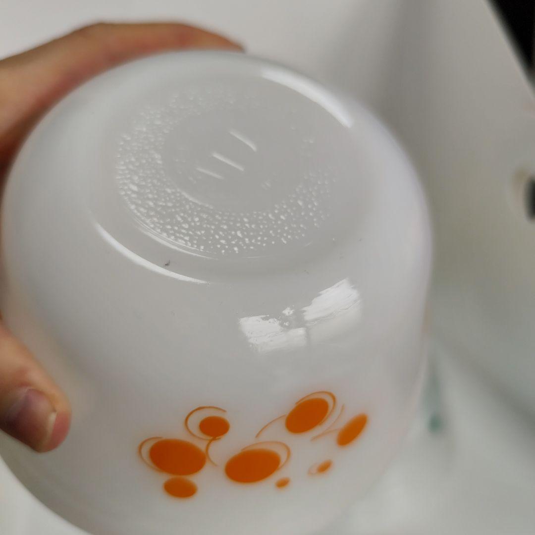 希少　フェデラル　5個　カラフルドット　ミキシングボウル　コンプリート