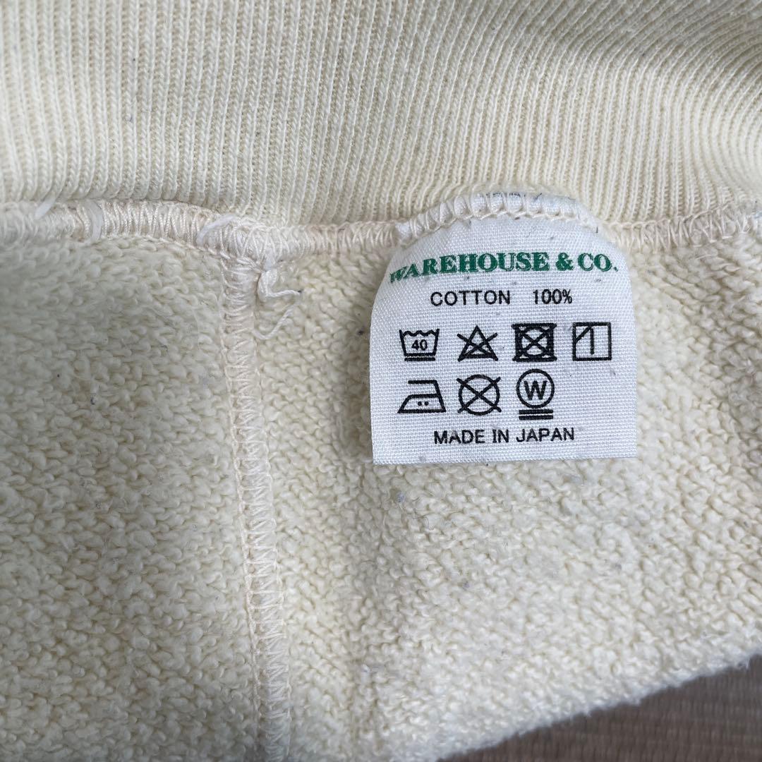 ウエアハウス　DUCK DIGGER 両Ｖスウェット クリーム色 42