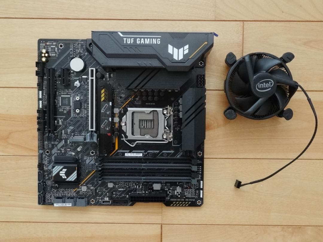 【美品】ASUS TUF GAMING B560M-PLUS＋インテル純正ファン