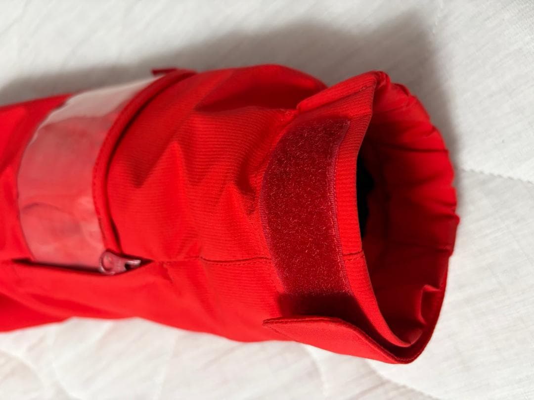 デサントスキーウェア 上下セット 赤・黒 Sサイズ ヒートナビ