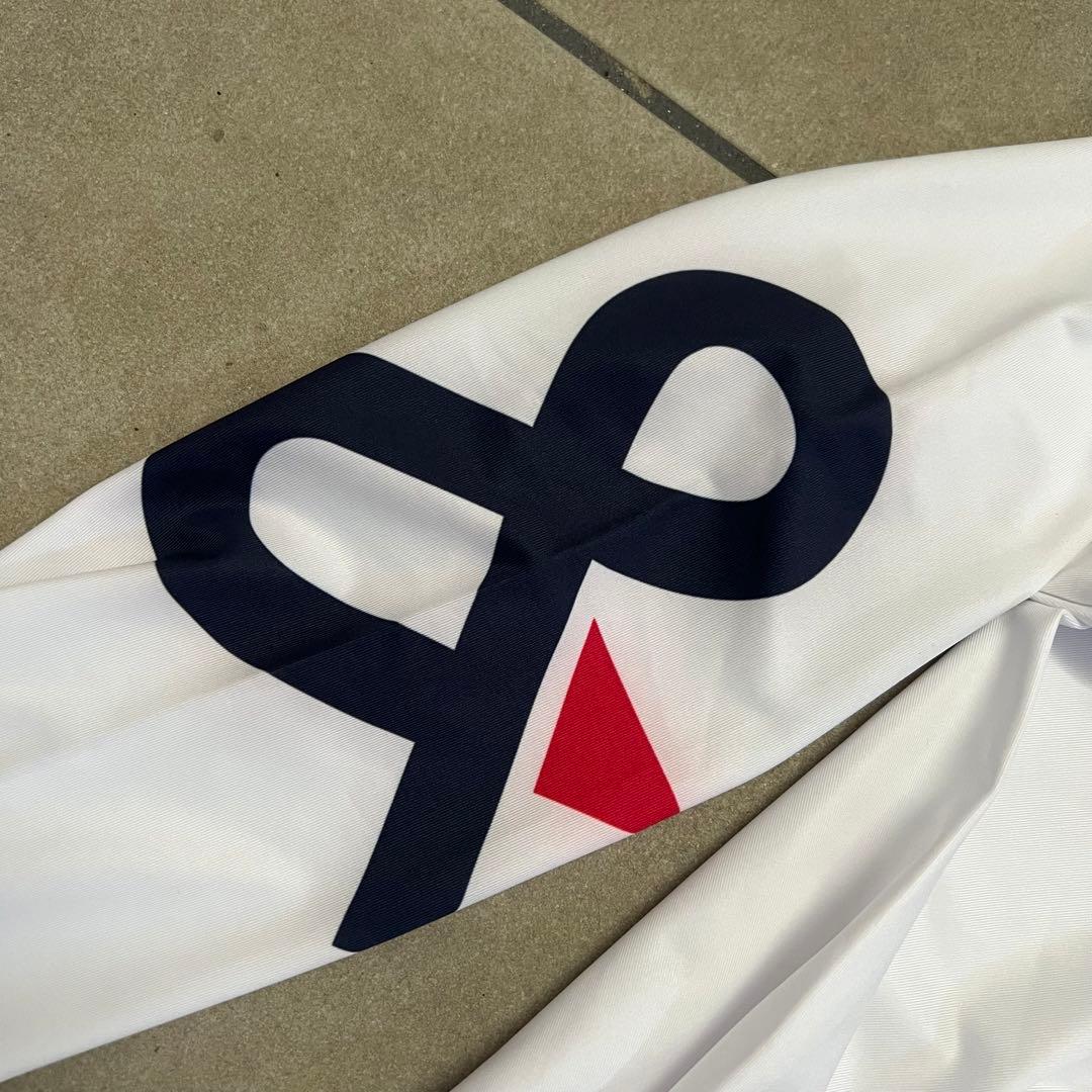 and per se アンパスィ　モックネック　長袖シャツ　L ロゴ　ゴルフ