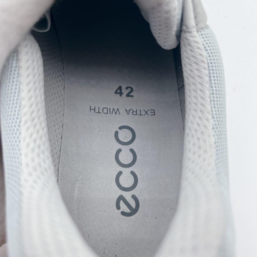 エコー バイオム ハイブリッド3 ゴルフ タウンユース 撥水 グレー 42 幅広