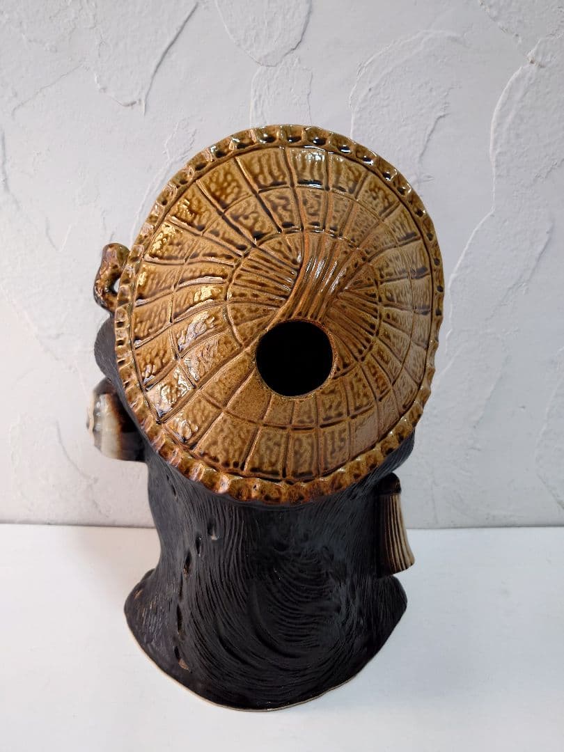 【3個】信楽焼 たぬき 狸 タヌキ 置物 陶器 焼物 縁起物 他抜き