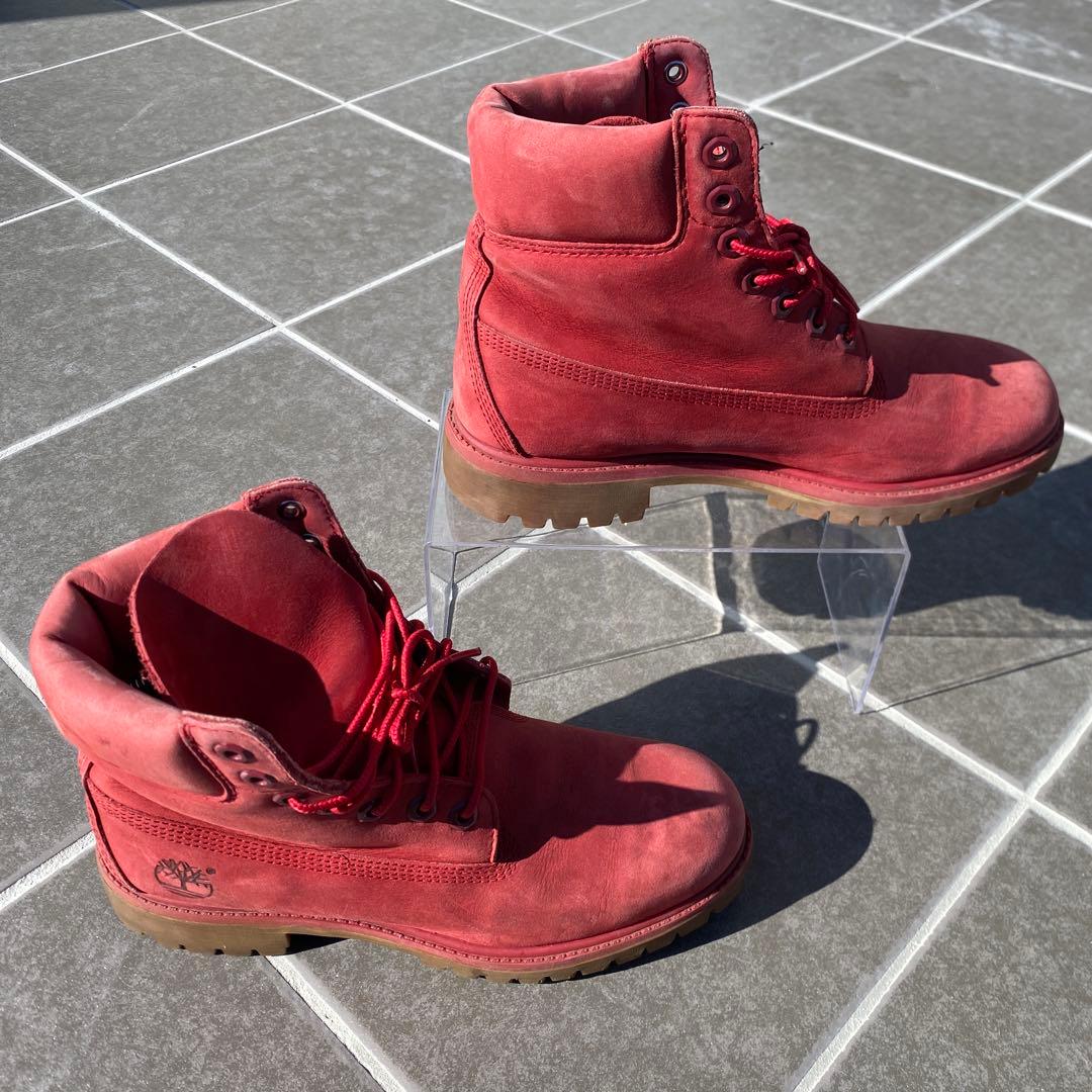 【Timberland】ティンバーランド　レッド　a1149 プレミアムブーツ