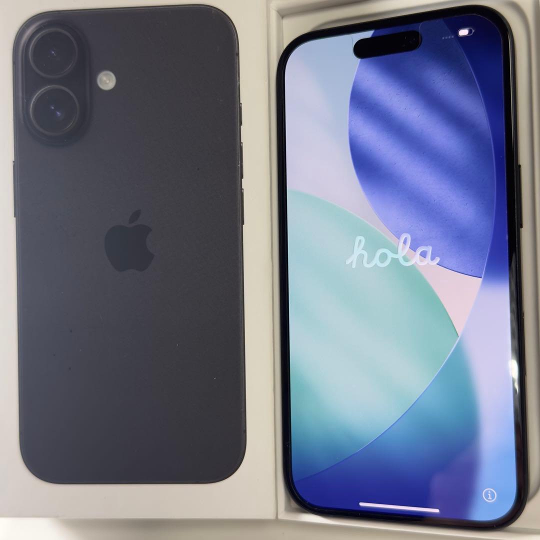 【極美品】iPhone16 512GB ブラック 本体 バッテリー100%