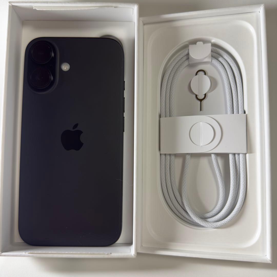 【極美品】iPhone16 512GB ブラック 本体 バッテリー100%