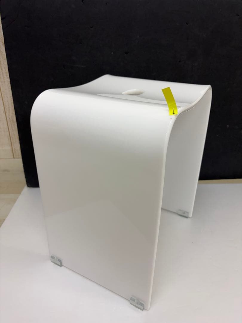 バスチェア　風呂椅子　風呂イス　アクリル　洗面器セット　高さ約40㎝ kuai