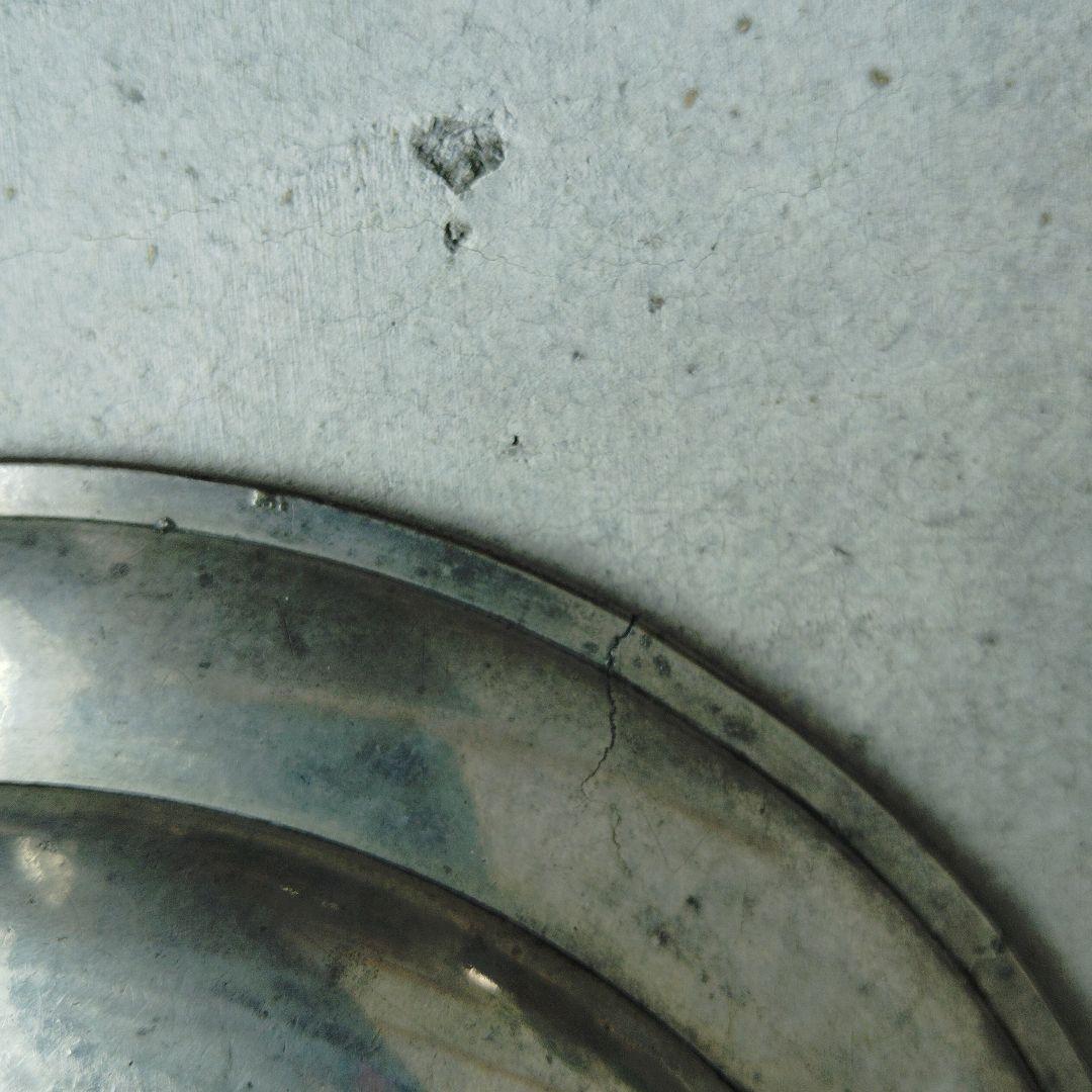 ピューター　エタンプレート　フランス　アンティーク　丸皿