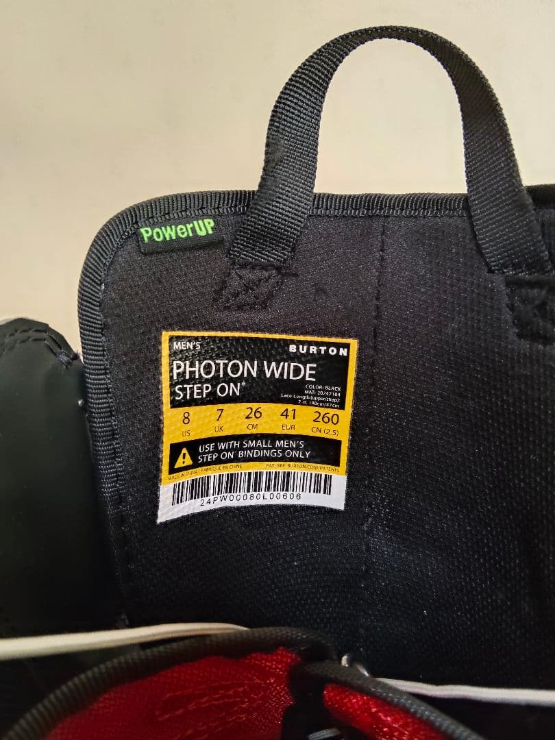 burton step on photon　バートン　ステップオン　フォトン