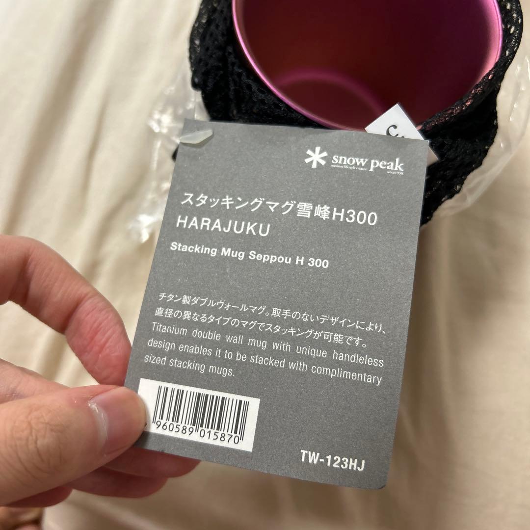 廃盤　原宿限定　 peak H300 TW-123HJ 2個セット