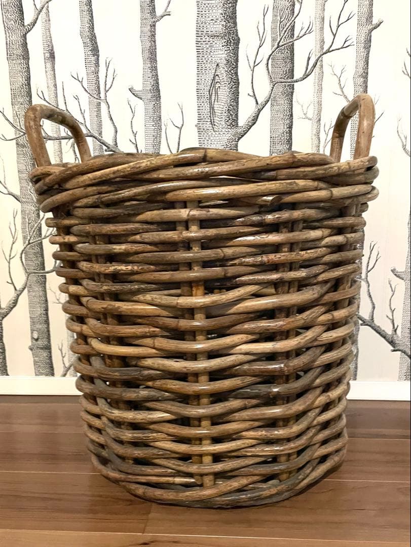 ZARA  大型カゴ(48x48cm） & 小型カゴ (30x25cm)