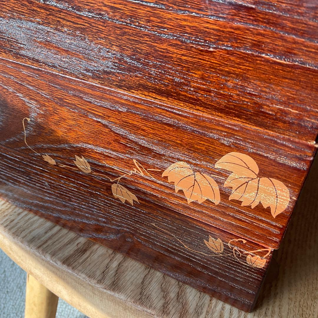 木製重箱 金箔装飾