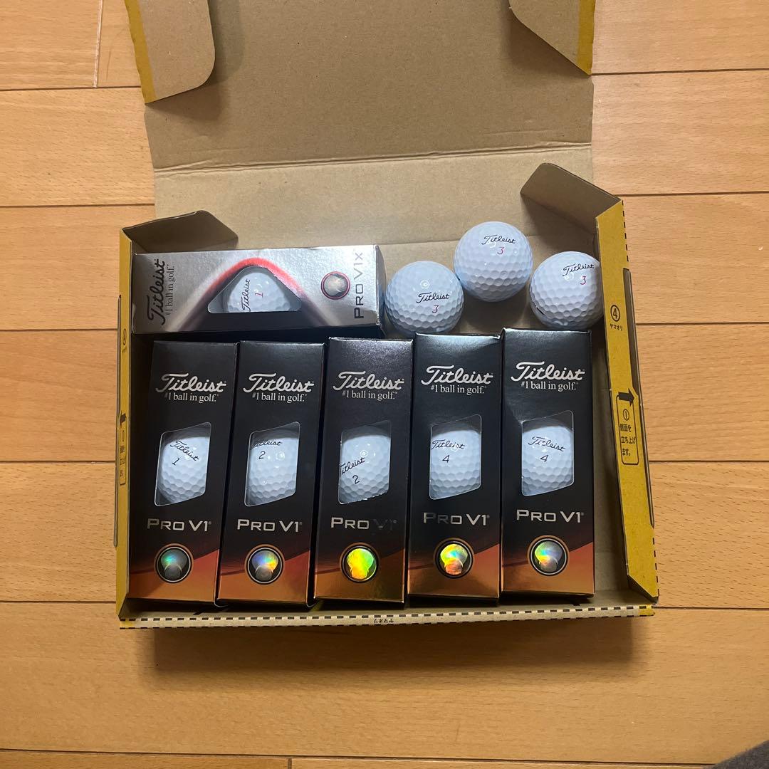Titleist Pro V1 他ゴルフボール 21個入り