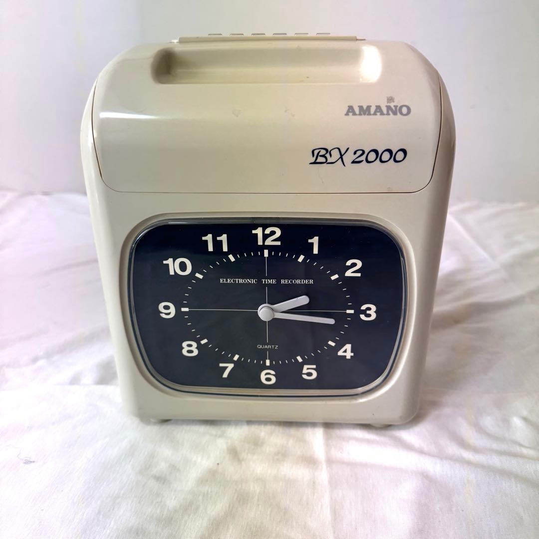 アマノ AMANO BX2000 タイムレコーダー　箱　取扱説明書付き