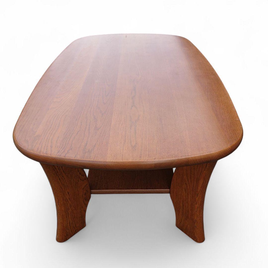 浜本工芸　ナラ無垢材 センターテーブル リビングテーブル W110cm