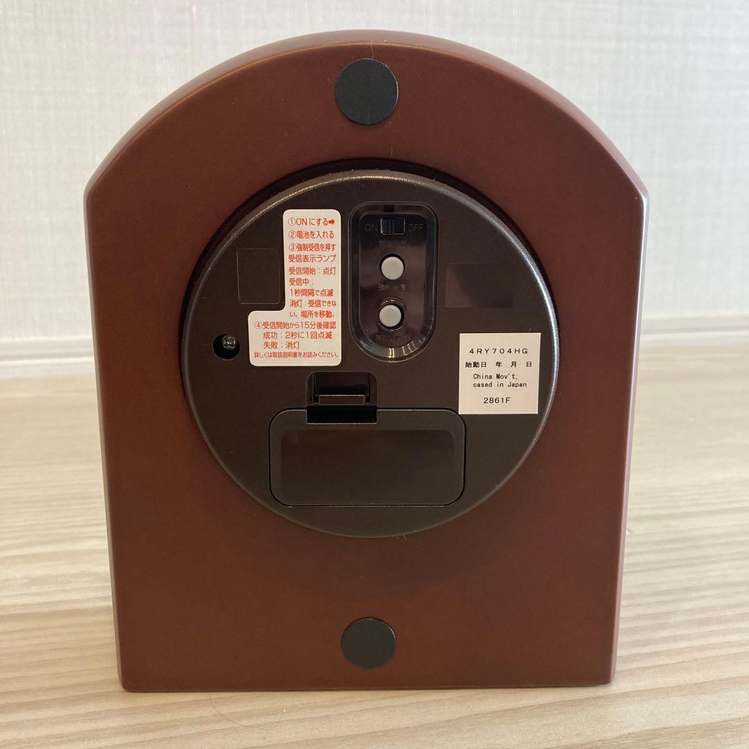 RHYTHM 置き時計 電波 4RY704HG